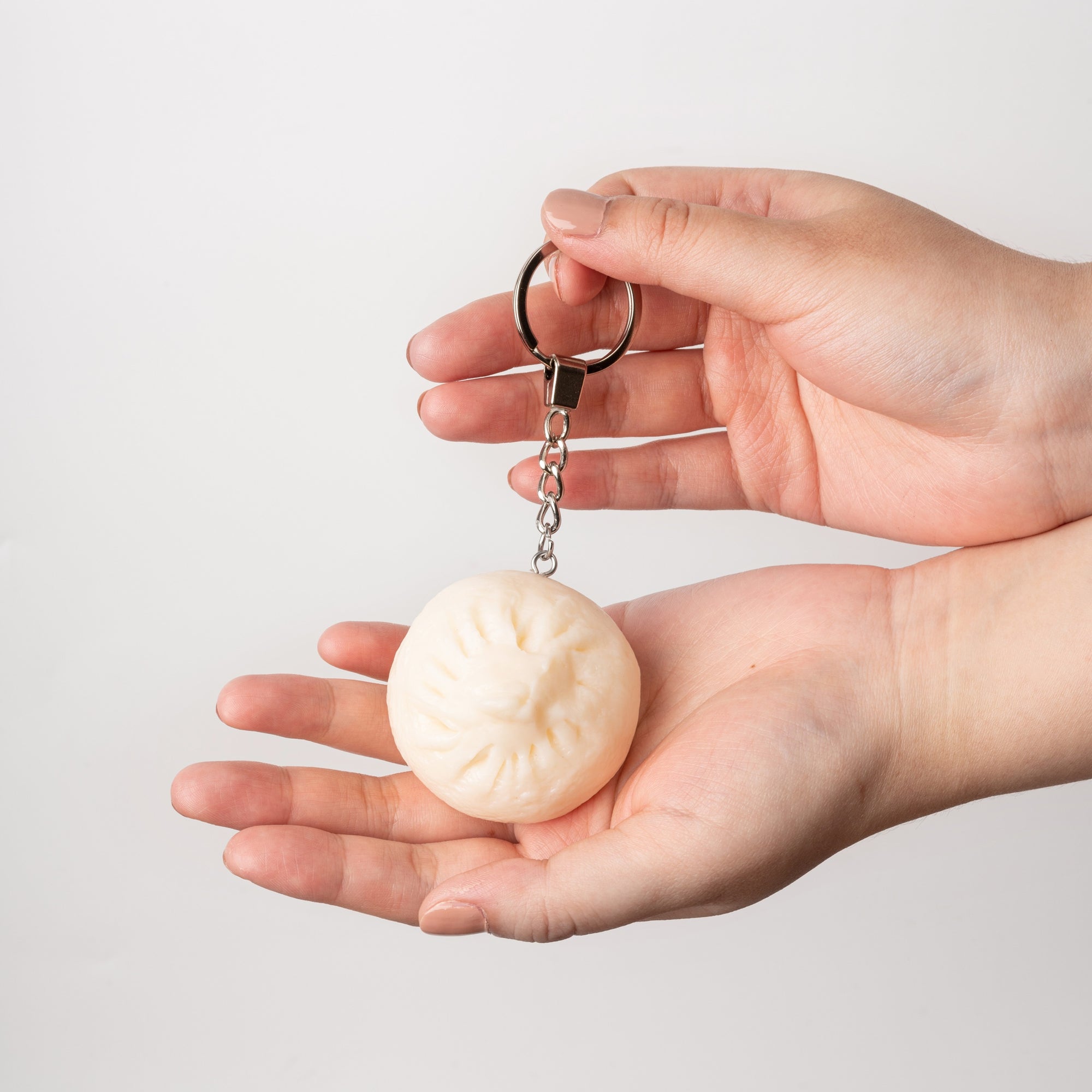 Steamed Momo Schlüsselanhänger