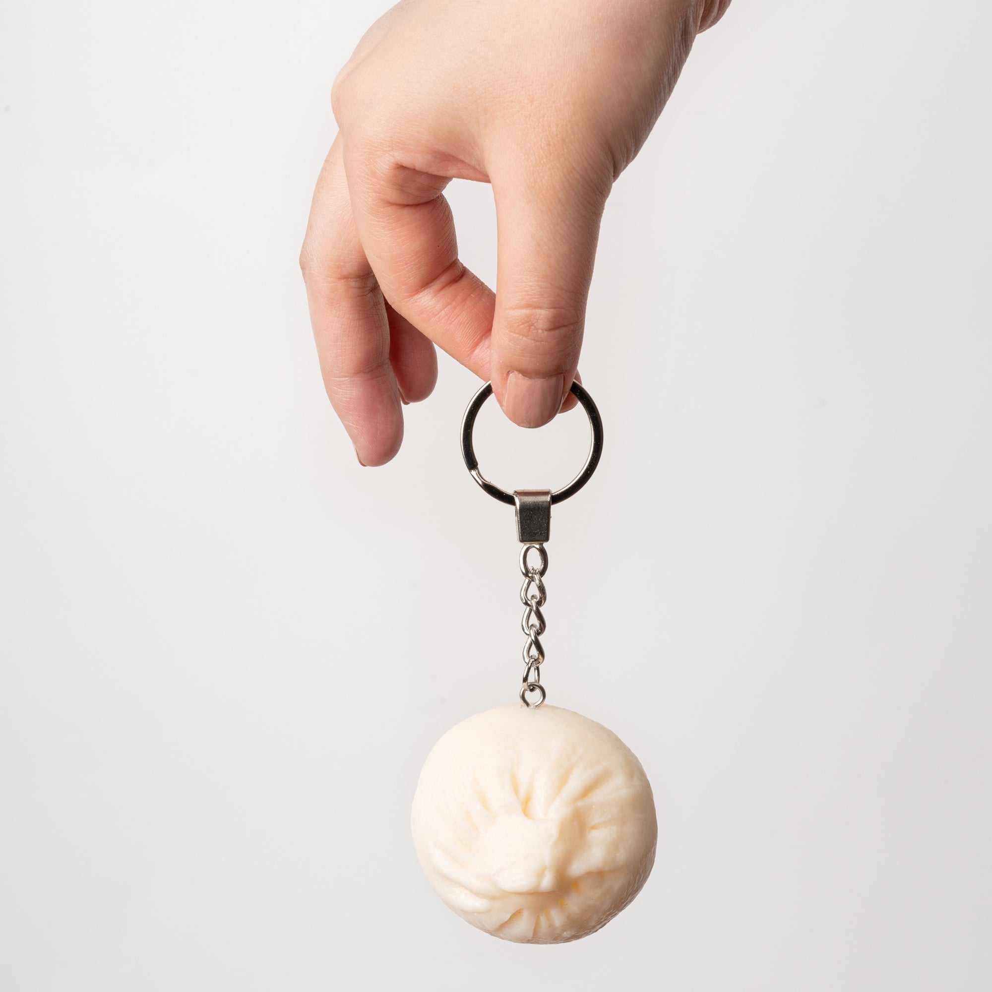 Steamed Momo Schlüsselanhänger