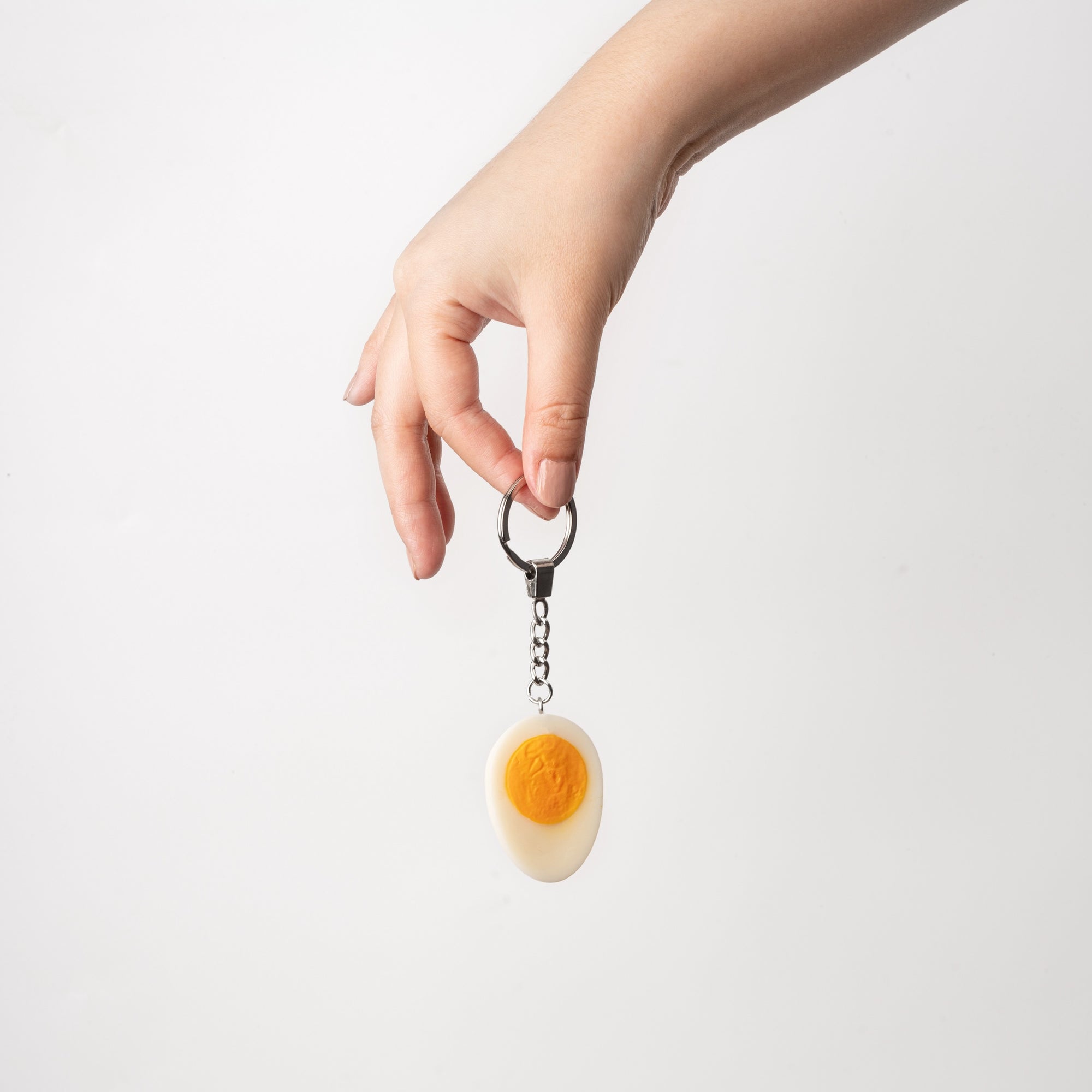 Hartgekochtes Ei Schlüsselanhänger