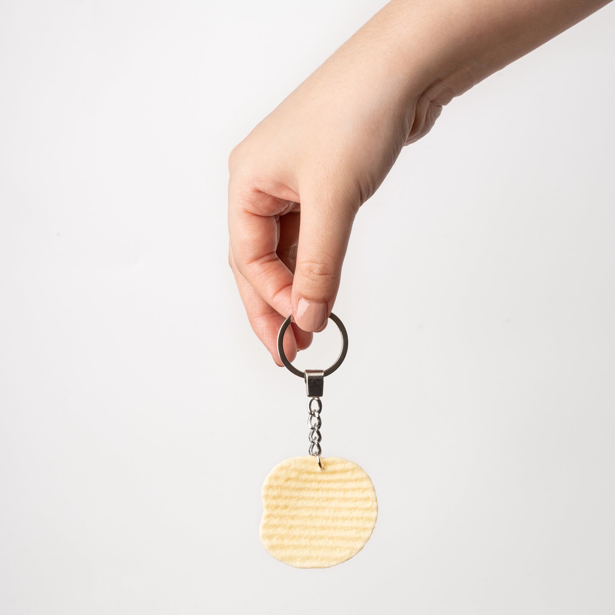 Kartoffelchip Schlüsselanhänger