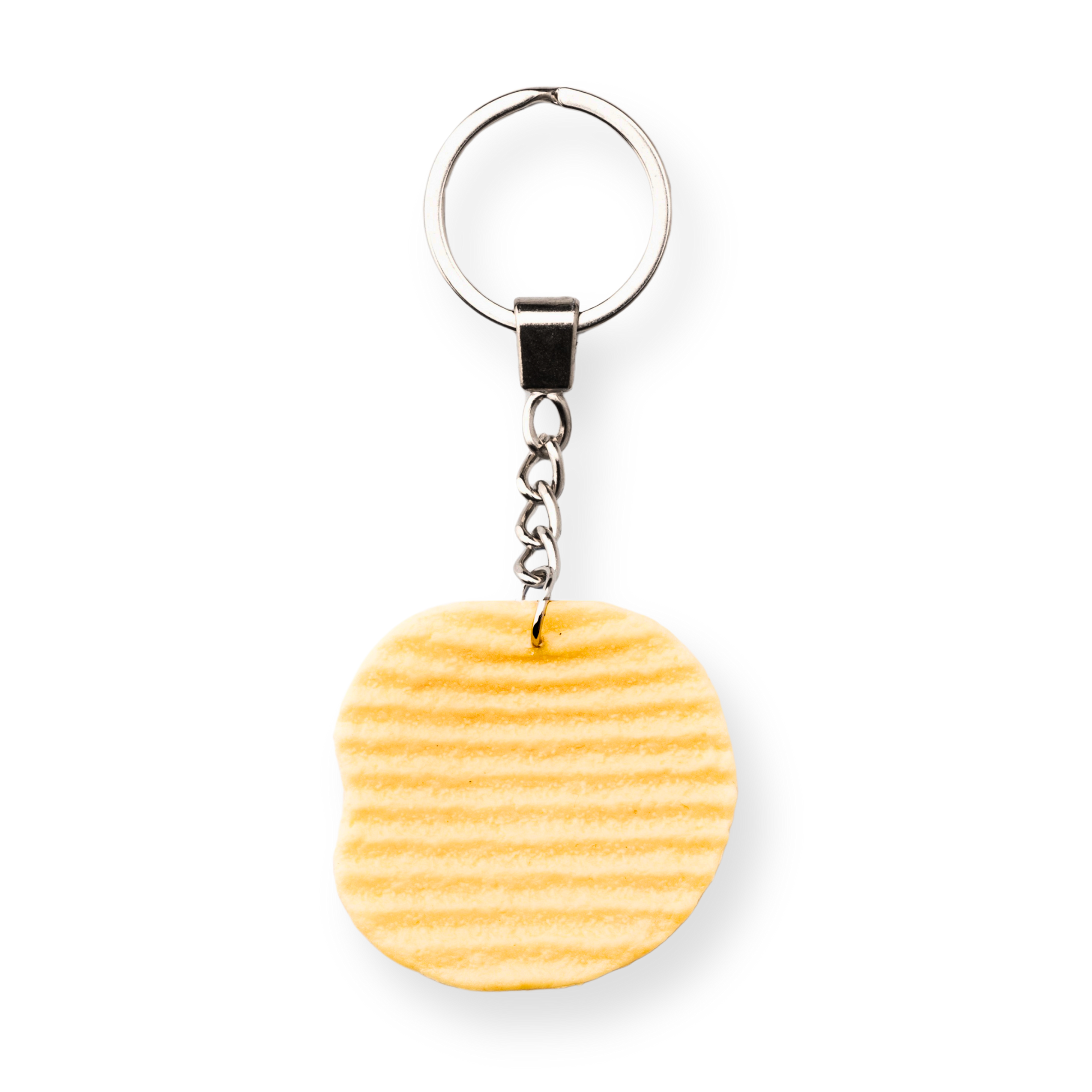 Kartoffelchip Schlüsselanhänger